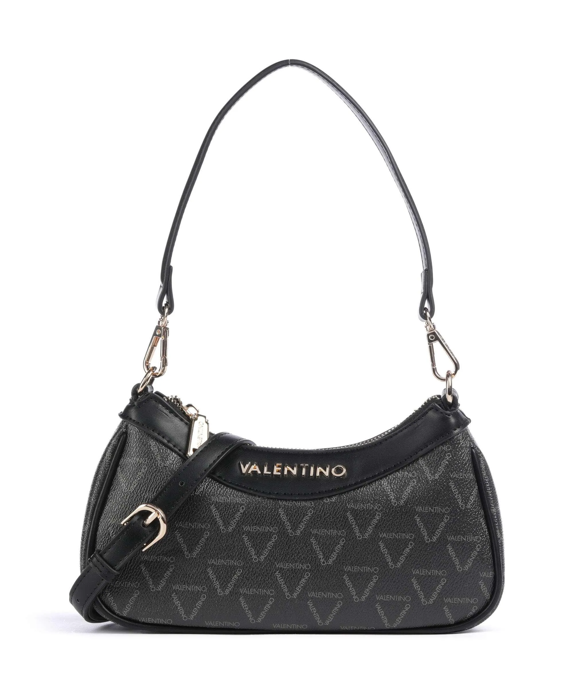  Valentino Bags Lady Re Borsa a spalla pelle sintetica nero  