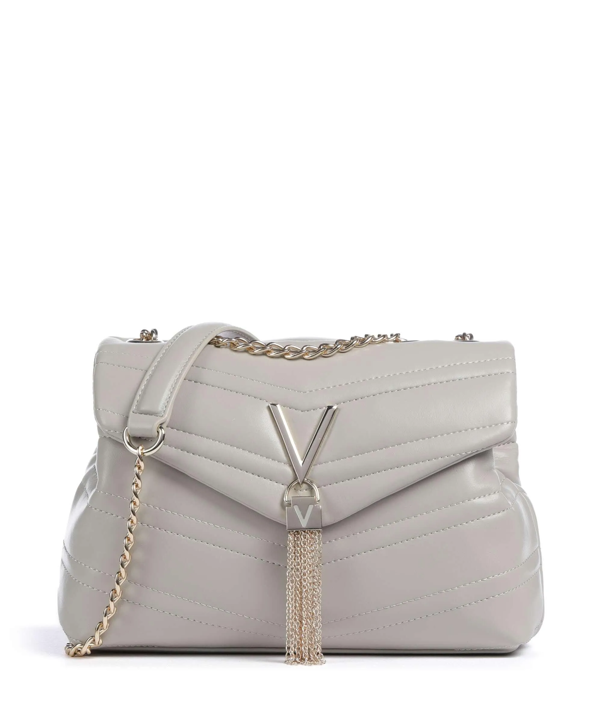  Valentino Bags Privilege Borsa a spalla pelle sintetica grigio chiaro  