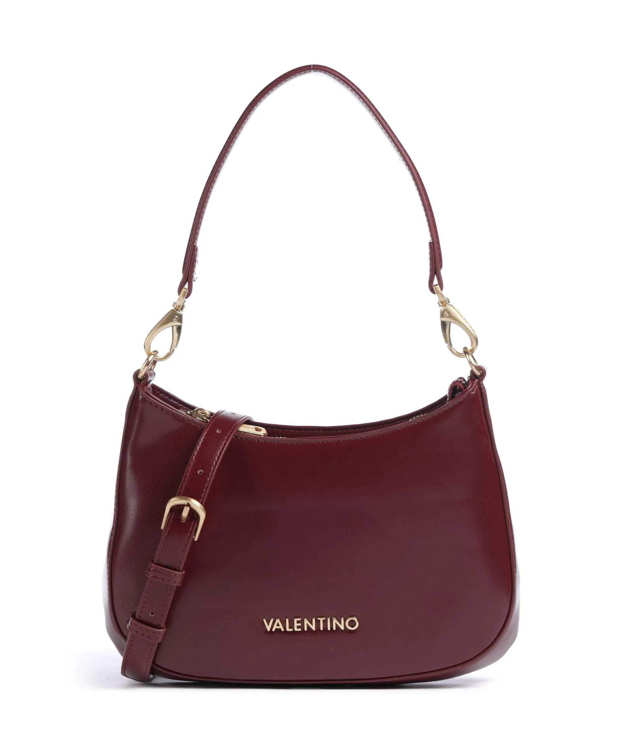  Valentino Bags Type Re Borsa a spalla pelle sintetica rosso scuro  