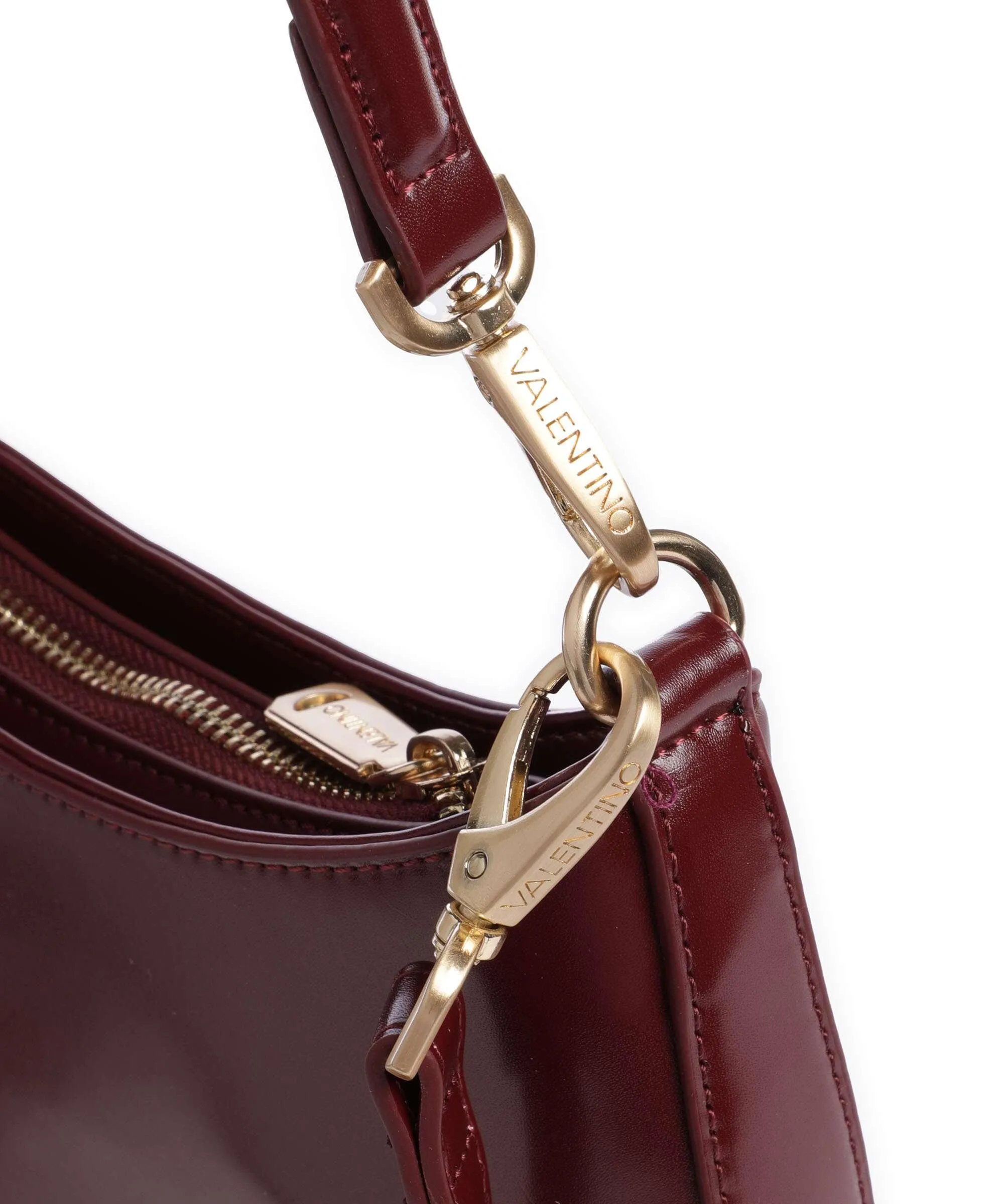  Valentino Bags Type Re Borsa a spalla pelle sintetica rosso scuro  