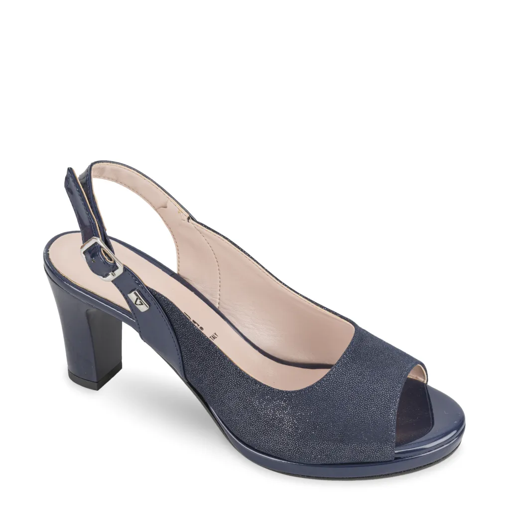 Valleverde  ---------    ------------ Scarpe Sandalo Donna Blu 28341 PE22