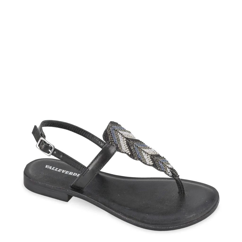 Valleverde  ---------    ------------ Scarpe Sandalo Donna Nero 35101-N PE22
