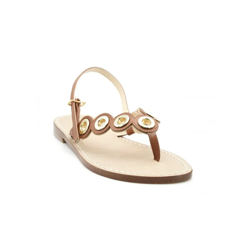 Vanità - sandali con borchie oro