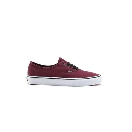 Vans Authentic Classiche Tela Bordeaux Suola Bianca