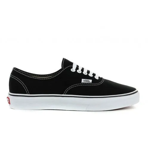 Vans Authentic Classiche Tela Nera Suola Bianca