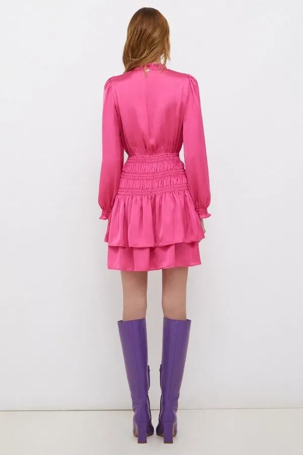 Vestito corto in chiffon liu jo