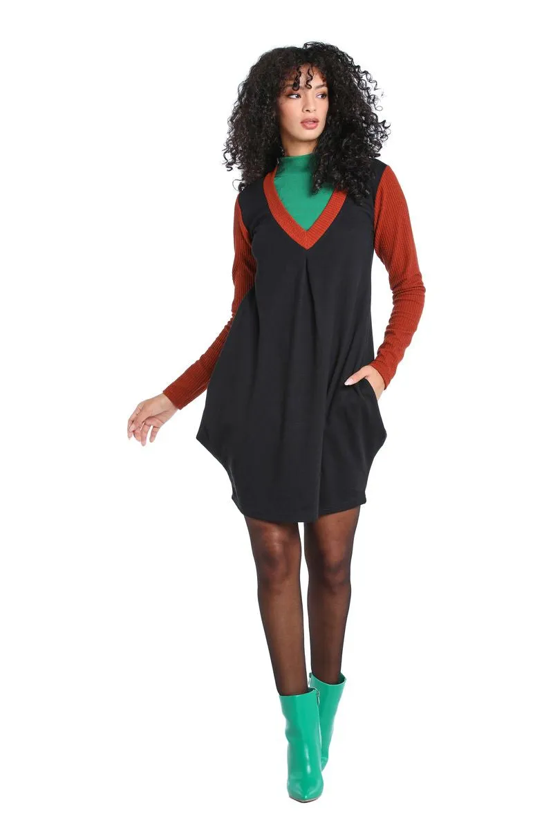 W22D10 - Vestito corto Flower Child Baba Design