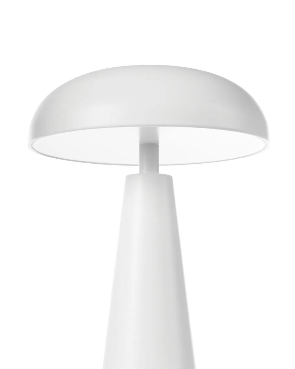 Wireless LED Table Lamp BOCONO With Dimmer Metal White