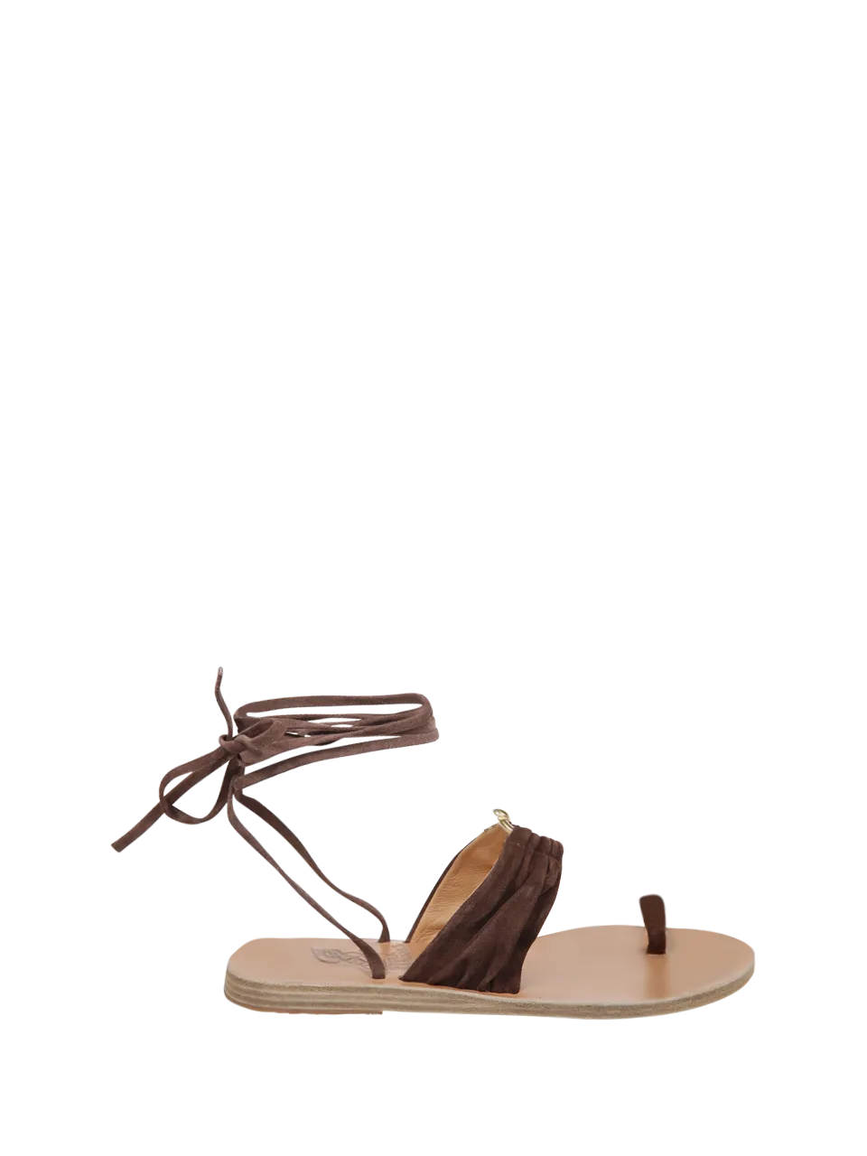 WOMAN ANCIENT GREEK BROWN CROSTA KERASIA SANDAL