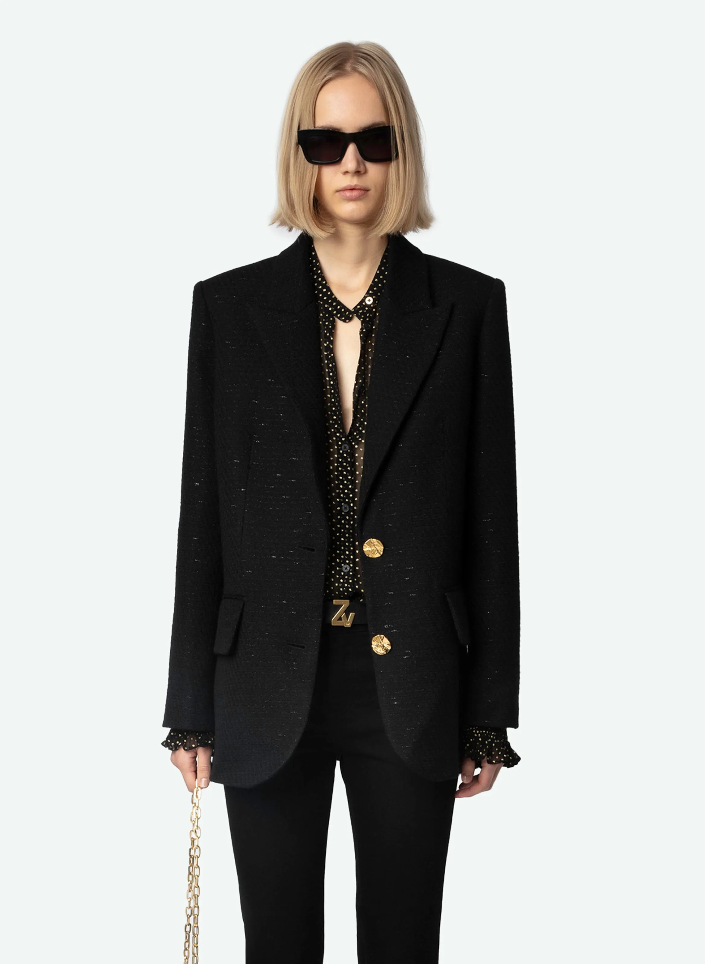  ZADIG&VOLTAIRE   VICKA - Giacca tailleur in misto lana | Nero