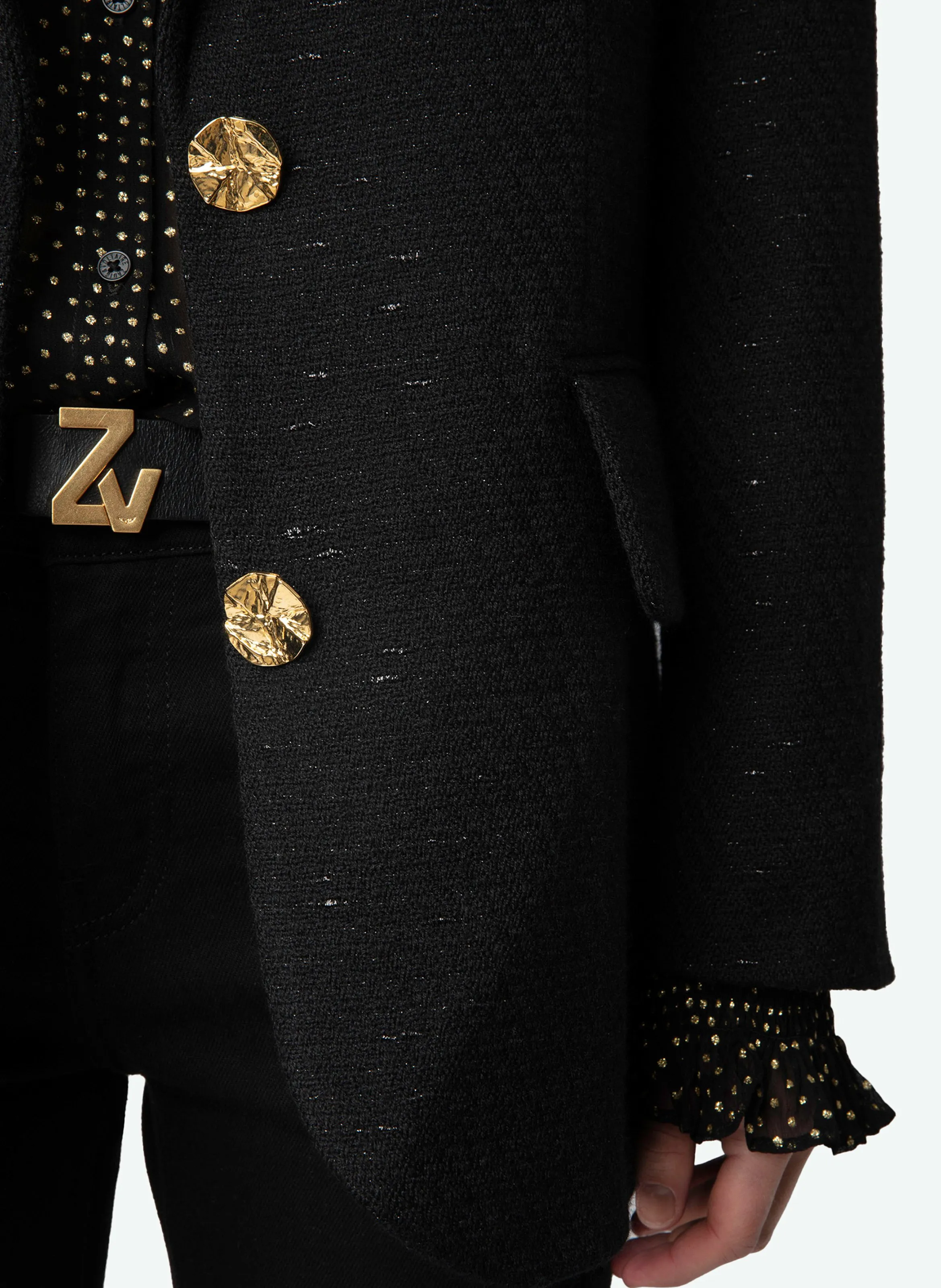  ZADIG&VOLTAIRE   VICKA - Giacca tailleur in misto lana | Nero