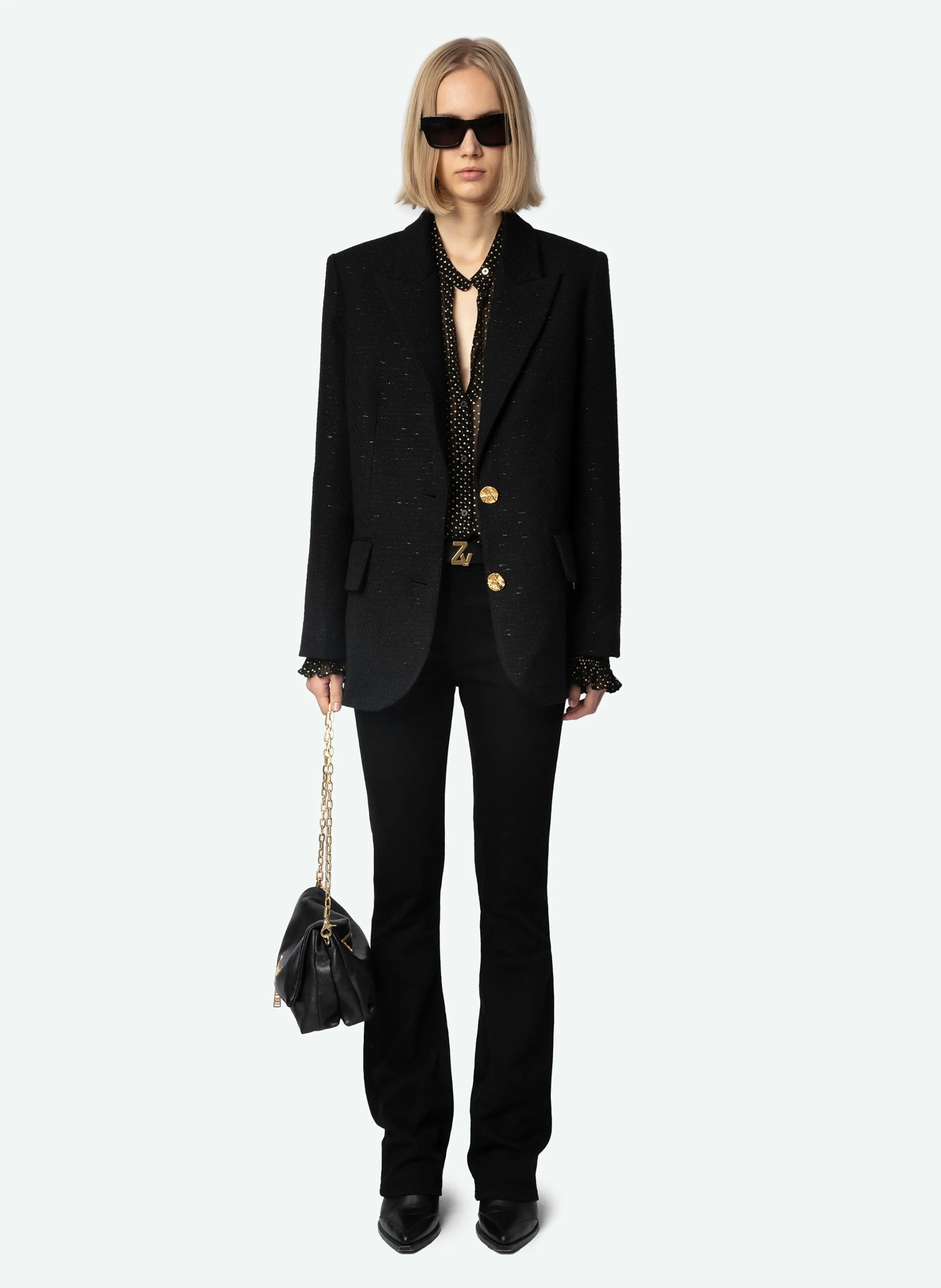  ZADIG&VOLTAIRE   VICKA - Giacca tailleur in misto lana | Nero