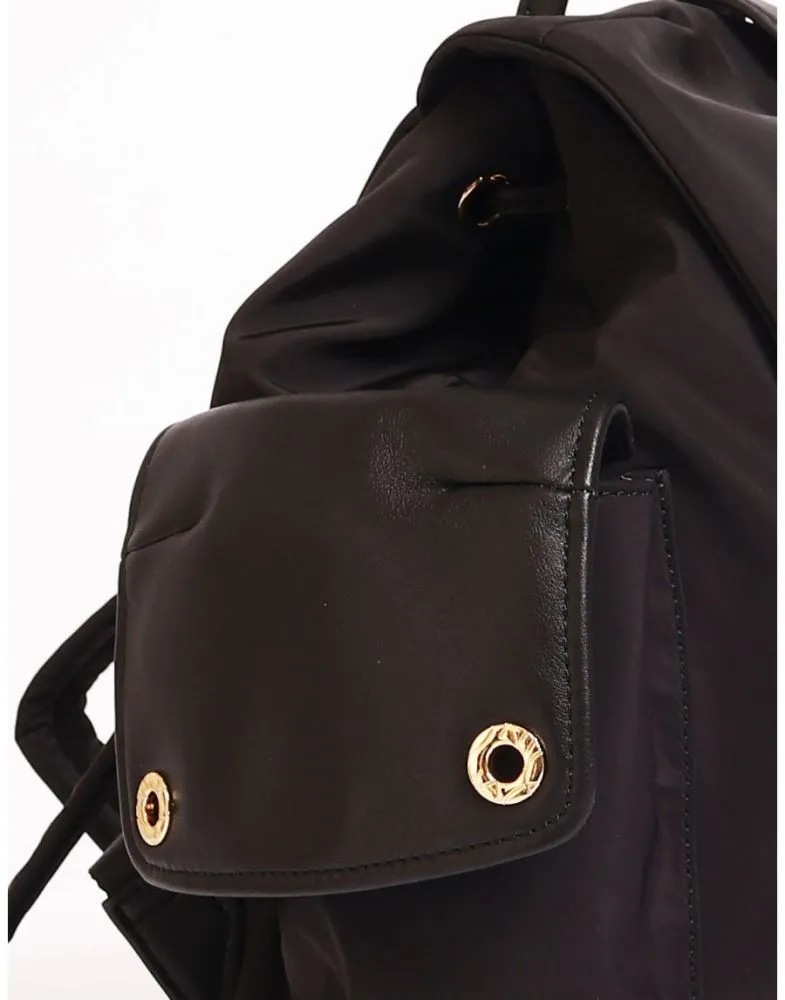 ZAINO NANNINI FIRENZE LINEA CLEO IN TESSUTO 17078 NERO