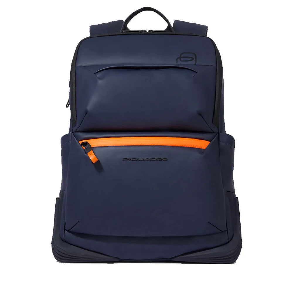 Zaino PIQUADROin Gomma con Porta Pc 14,00 e iPad Colore Blu - CA5856C2OW
